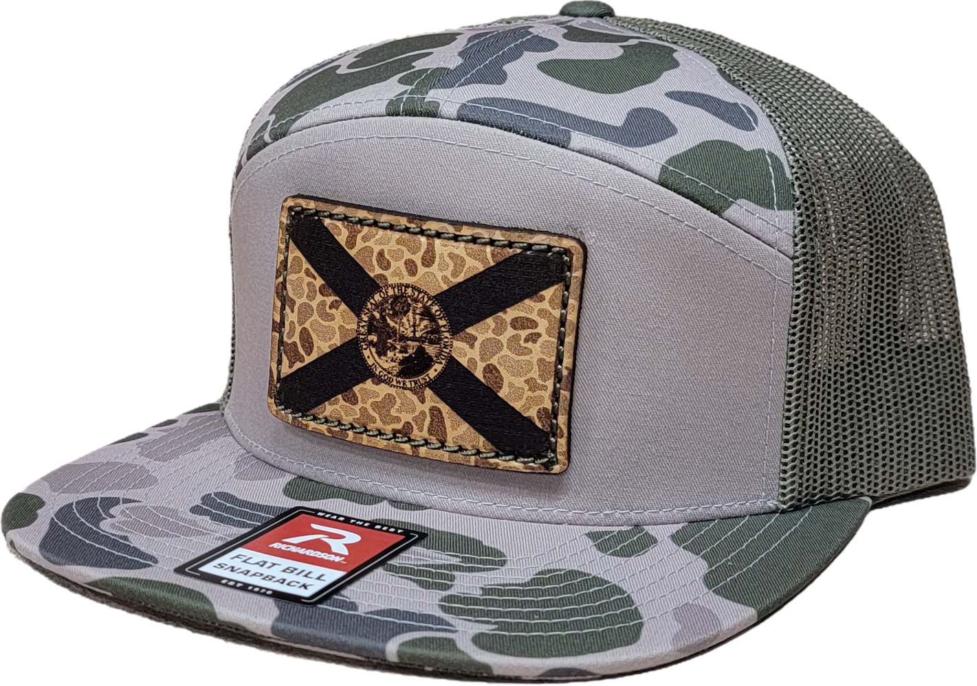 Florida Flag Duck Camo | Flat Bill | Original Style